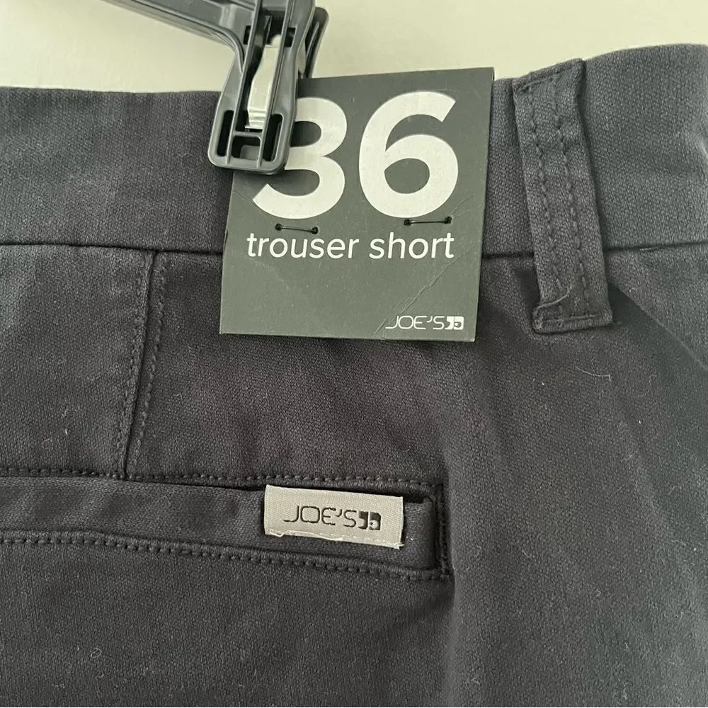 Joes Jeans Men’s Trouser Chino Short With Stretch in Navy Night Sky Size 36, NWT